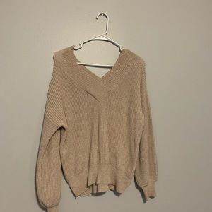 Off the shoulder sweater